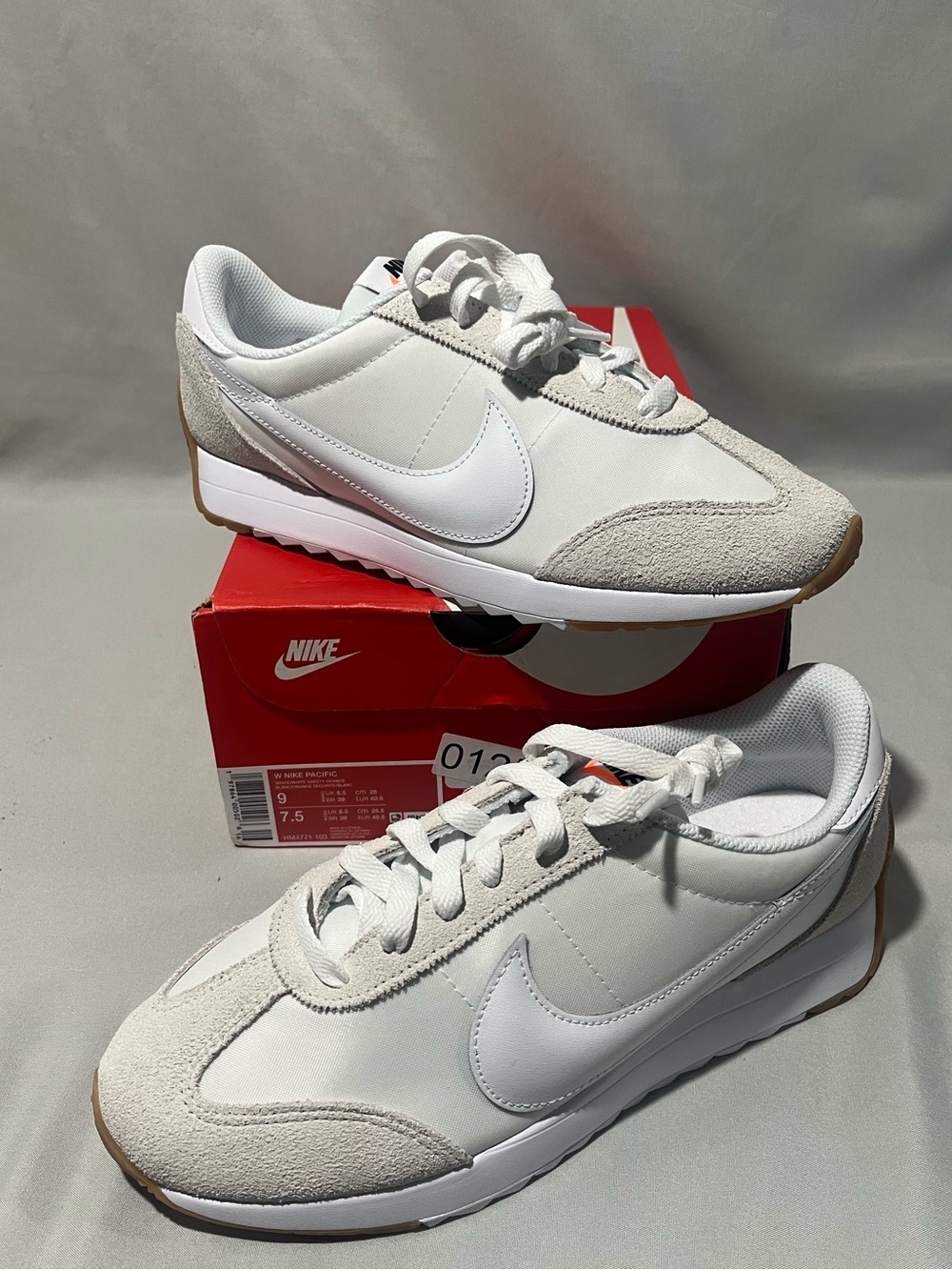 Nike Pacific Women's Sneakers - White & Safety Orange